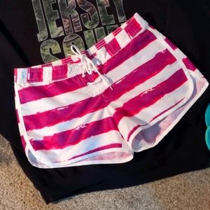 Old Navy Pink & White Stripes Shorts . Size S